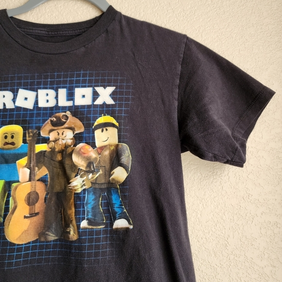 Roblox Black short sleeve shirt Size youth Medium - Picture 4 of 6
